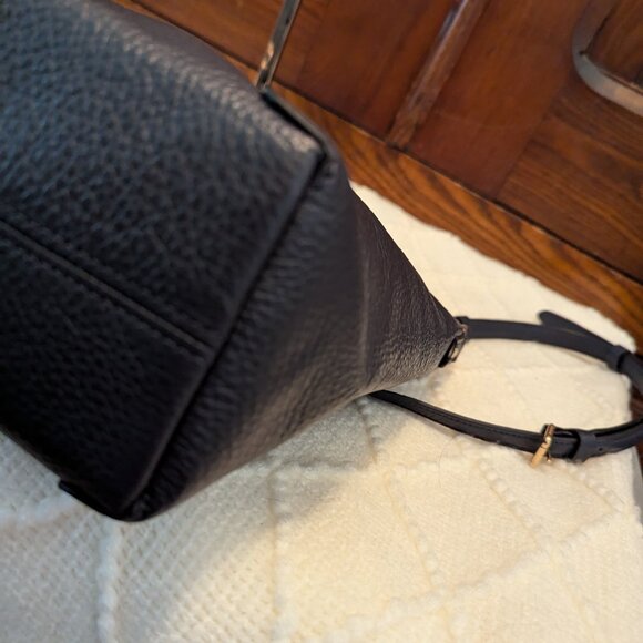 Coach Leather Handbag Casey Satchel C6229 Navy - Picture 8 of 14